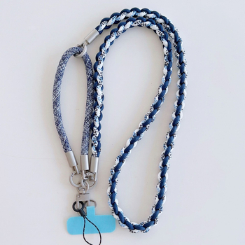 Mobiltelefon nyakpánt, nylon szövés, PP kötél, fém csat, nőies stílus, testreszabható