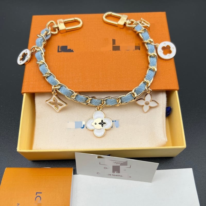 Cinkötvözet kulcstartó, retro denim dizájn, mobiltelefonhoz