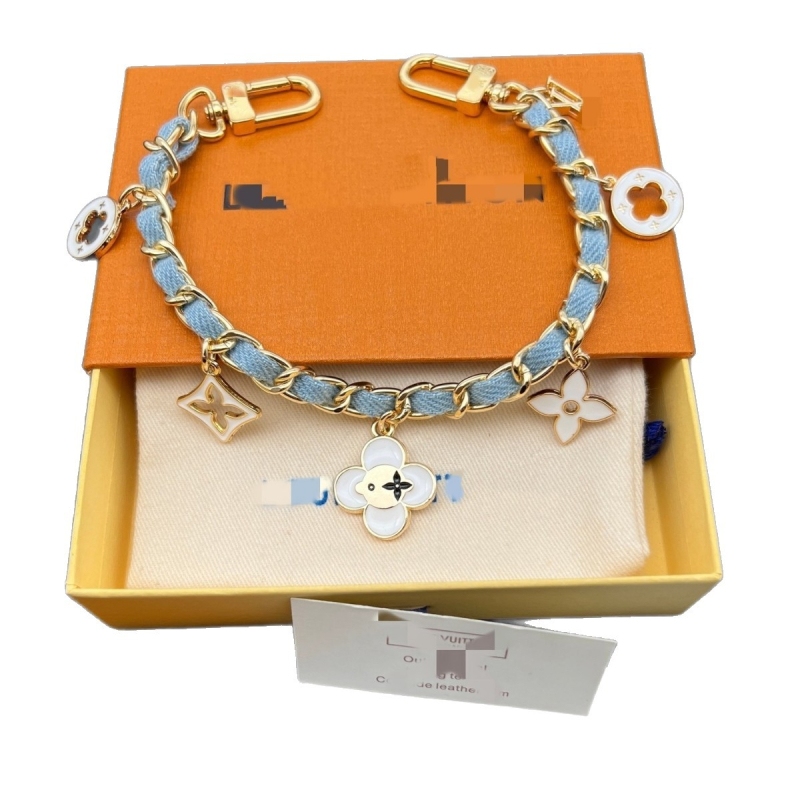 Cinkötvözet kulcstartó, retro denim dizájn, mobiltelefonhoz