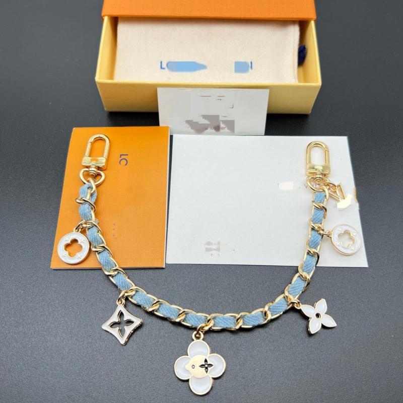 Cinkötvözet kulcstartó, retro denim dizájn, mobiltelefonhoz