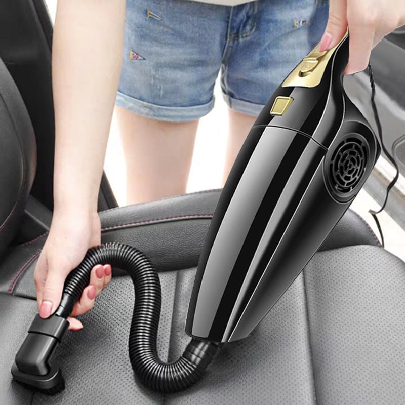 Automobilski usisavač, mokro‑suho korištenje, 4500 Pa usisavanja, 120 W, napajanje preko cigaretne utičnice 12V, kabel 5 m