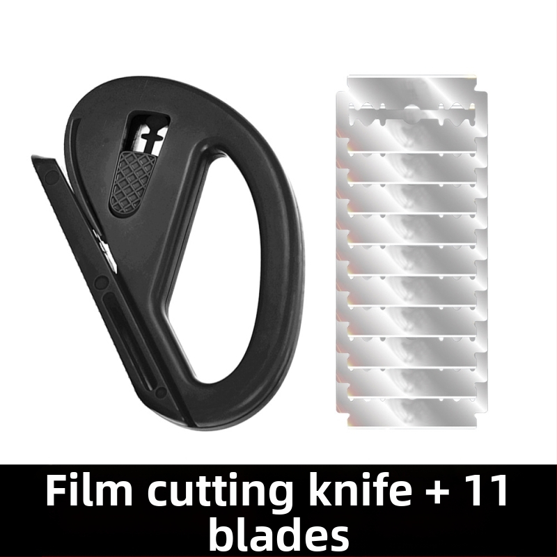 Coolness Nástroj pre automobilový film – Viacúčelový rezací nôž na film, Škrabka, Plast