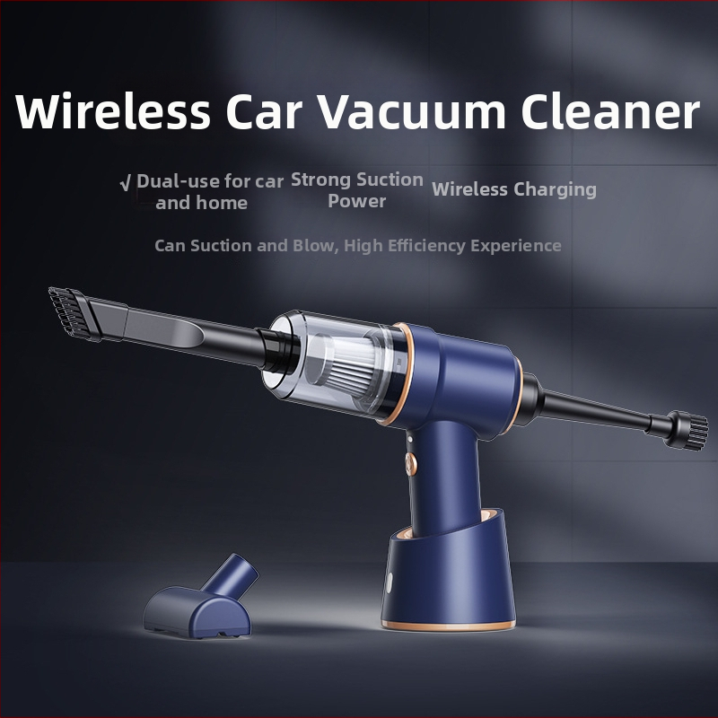 Juhtmevaba käepärane vaakumauto jaoks USB- laadimisega — 50W, imemisjõud 4100–5000 Pa, sisseehitatud 3000–4000 mAh aku, kuivas tüüp, nurga kokkuvolditav otsik