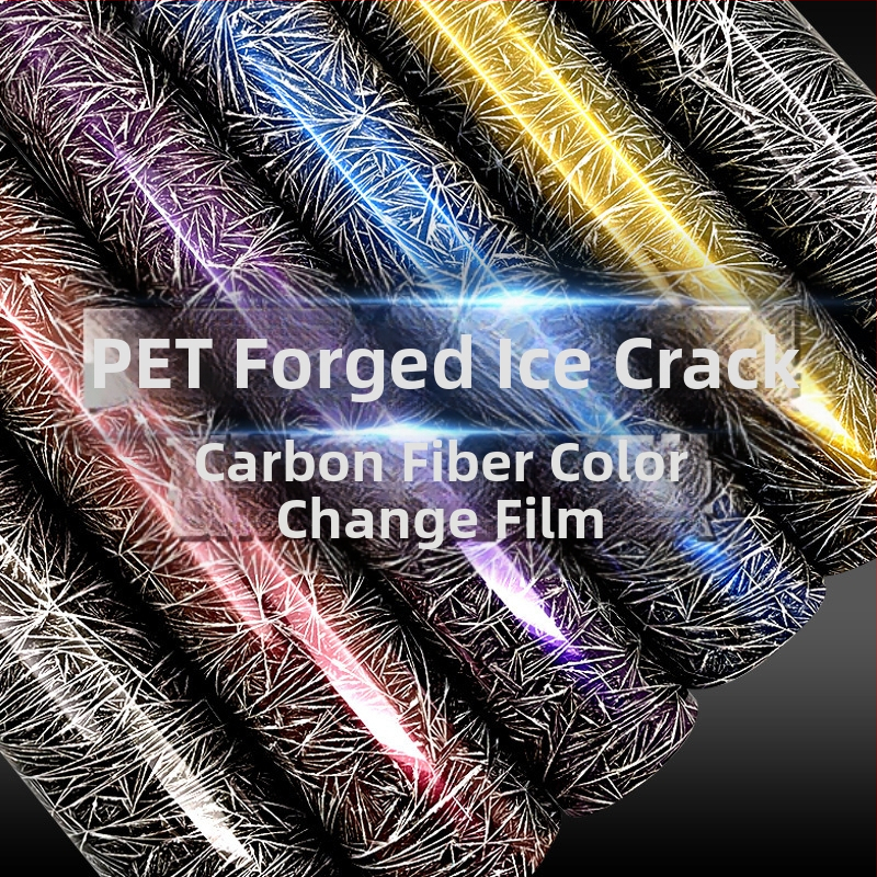 Automobilio vidaus plėvelė su anglies pluošto išvaizda - PET plėvelė, centrinė konsolė ir visas automobilis, prekės ženklas XTAF, 1 metų garantija