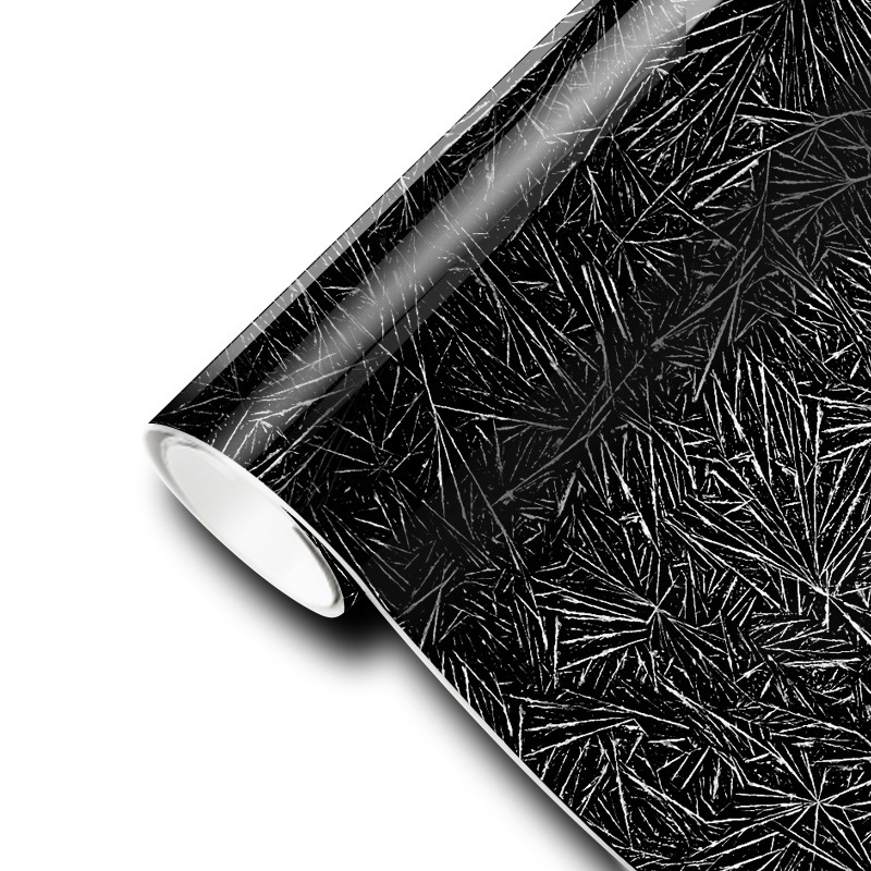 Automobilio vidaus plėvelė su anglies pluošto išvaizda - PET plėvelė, centrinė konsolė ir visas automobilis, prekės ženklas XTAF, 1 metų garantija