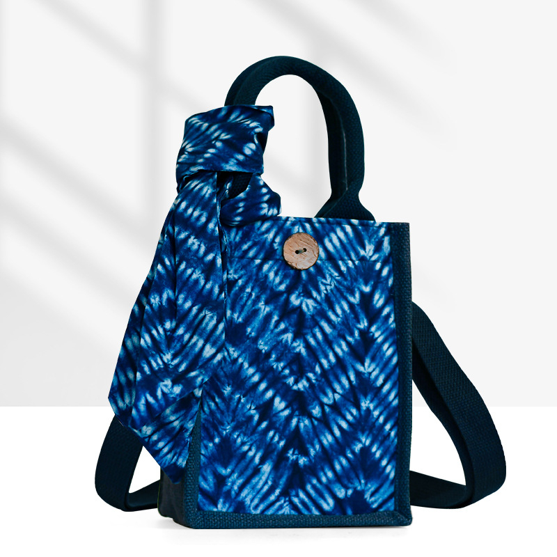 Nova torbica u etničkom stilu Yunnan, torba s tie-dye platnom, crossbody torba, ženska torba, originalni dizajn