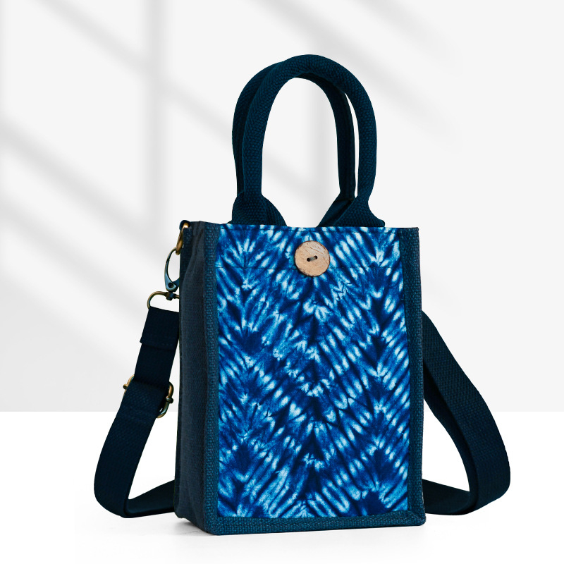 Nova torbica u etničkom stilu Yunnan, torba s tie-dye platnom, crossbody torba, ženska torba, originalni dizajn