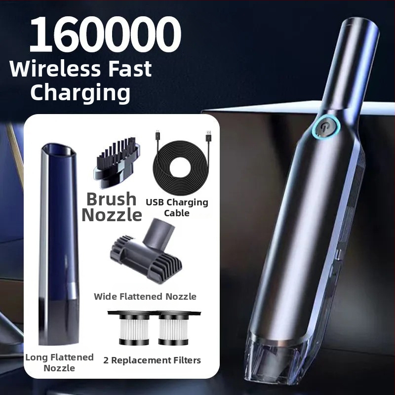 Automobilski ručni bežični usisavač – 12V, 120W, 4000Pa, punjiv