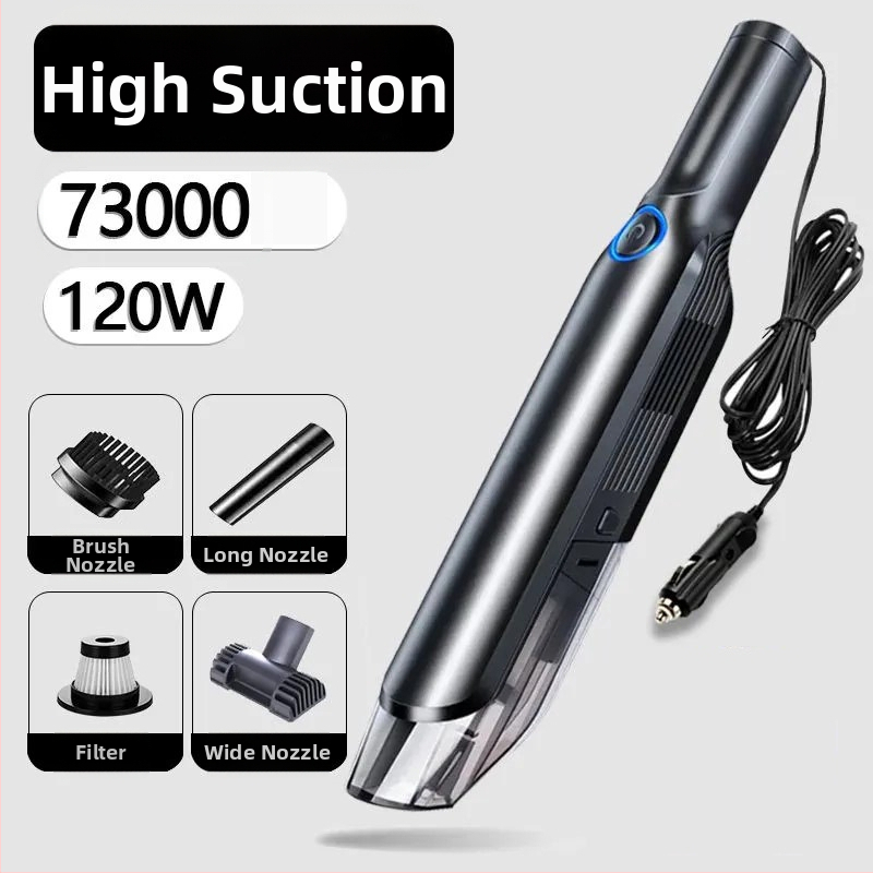 Automobilski ručni bežični usisavač – 12V, 120W, 4000Pa, punjiv
