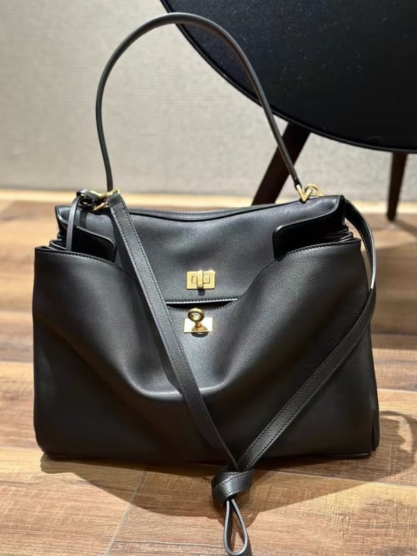 Rodeo Lock Kelly torba - unisex, velika kapaciteta, tote od prave kože, rameni i crossbody remen