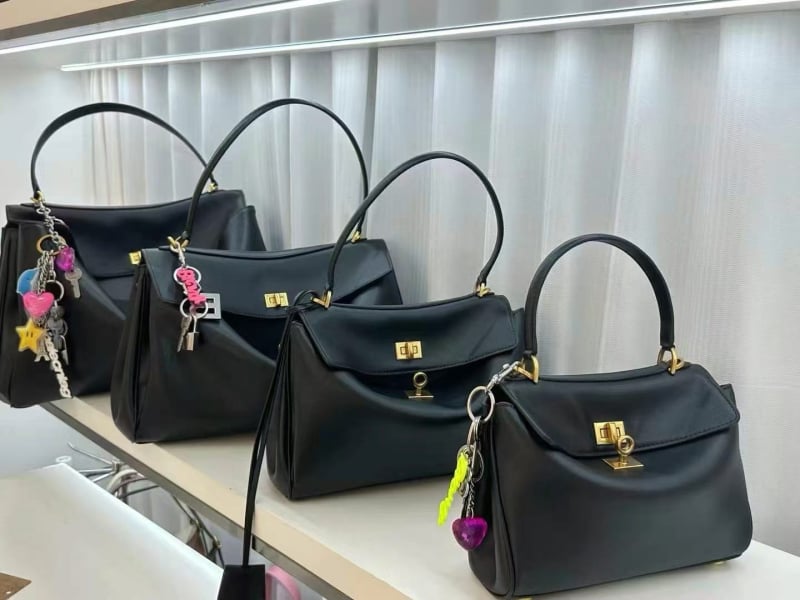 Rodeo Lock Kelly torba - unisex, velika kapaciteta, tote od prave kože, rameni i crossbody remen
