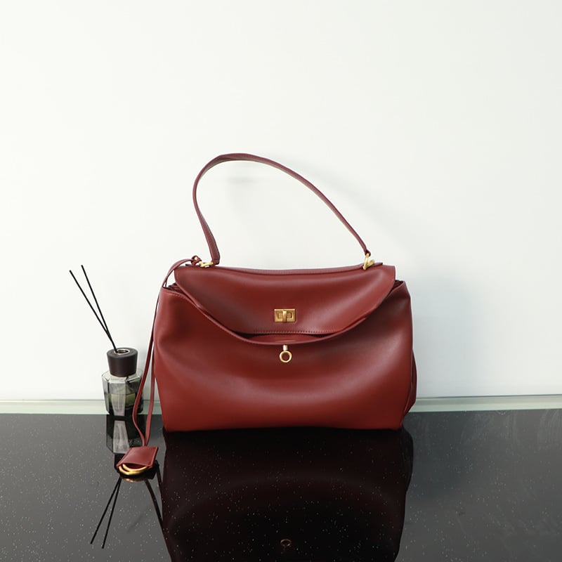 Rodeo Lock Kelly torba - unisex, velika kapaciteta, tote od prave kože, rameni i crossbody remen