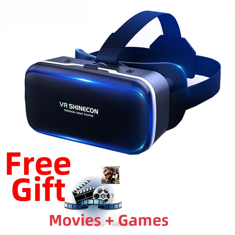 VR brilles ar 4K izšķirtspēju, 3D stereoskopiju un integrētu rokas vadāmo kontrolleri