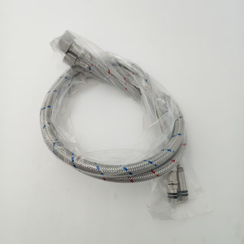 Кухненски смесител за мивка с издърпващ се чучур, 304 неръждаема стомана, седящ монтаж, керамичен дисков клапан, модел Y-1027