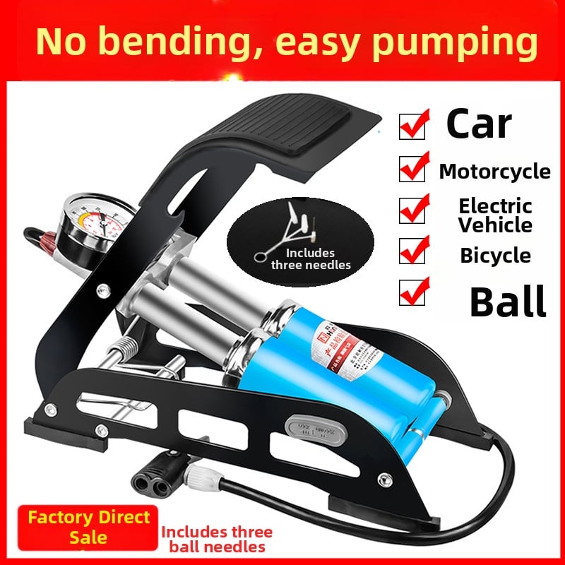 Πεδάλικη αντλία αέρα με διπλό κύλινδρο, υψηλής πίεσης, μεταλλικό σώμα, όγκος αέρα 25, μοντέλο 4411