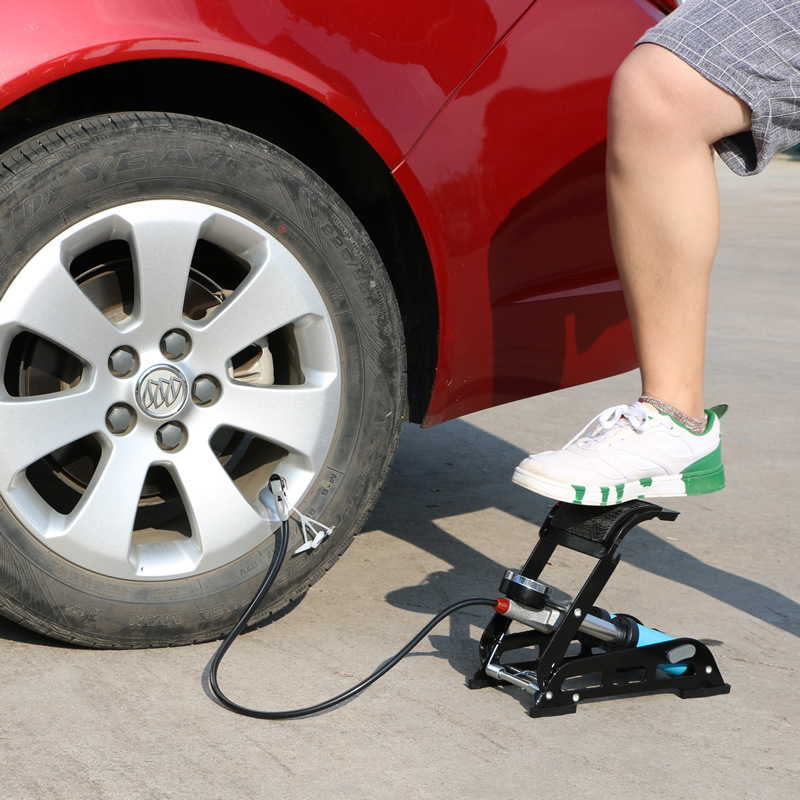 Πεδάλικη αντλία αέρα με διπλό κύλινδρο, υψηλής πίεσης, μεταλλικό σώμα, όγκος αέρα 25, μοντέλο 4411