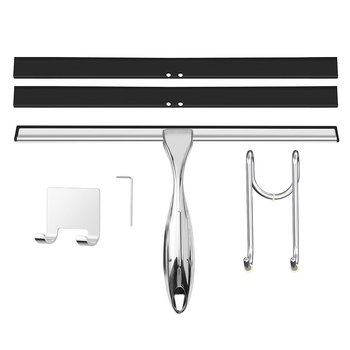 TO002 Ștergător de sticlă din aliaj de zinc, manual, pentru uz casnic, ștergere cu o singură față