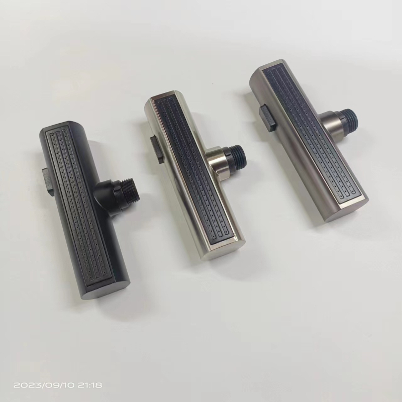 ABS триифункционална издърпваща се душ глава за кухненски кран, повърхност с четкова обработка, 1.6 MPa, 0–90 °C