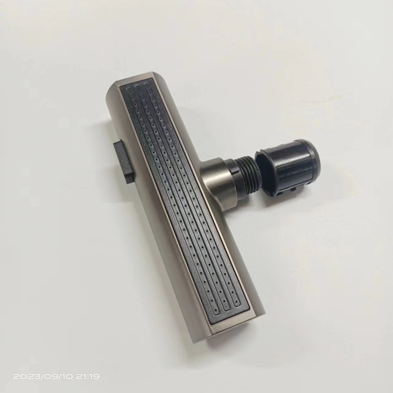 ABS триифункционална издърпваща се душ глава за кухненски кран, повърхност с четкова обработка, 1.6 MPa, 0–90 °C