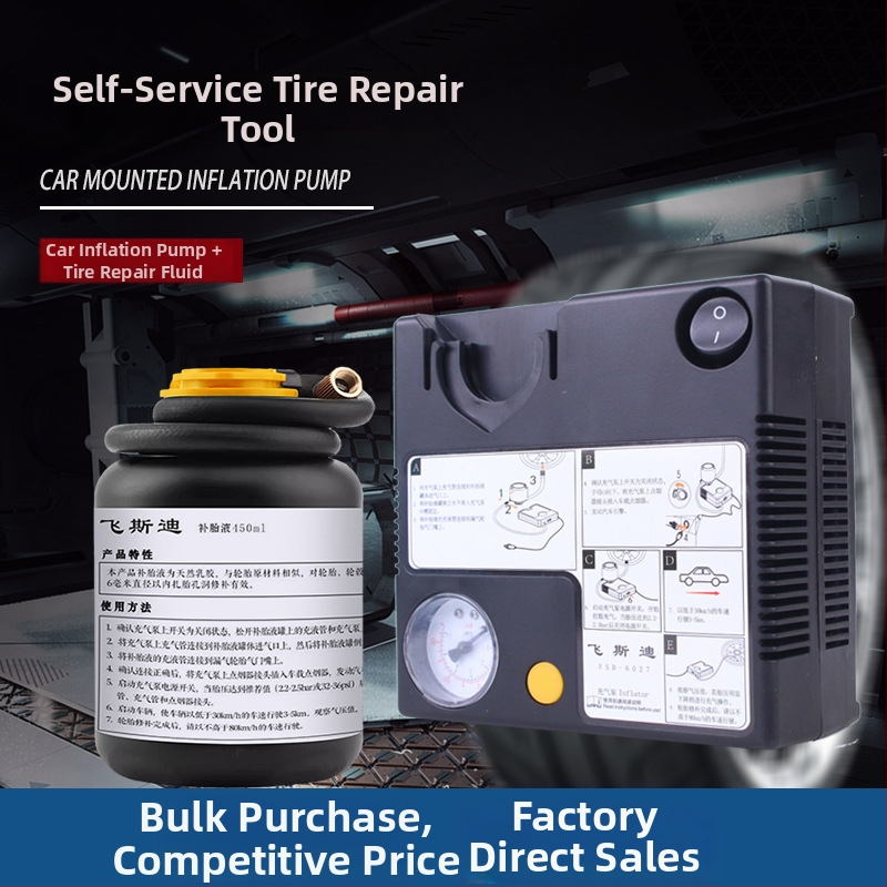 Önkiszolgáló gumiareparáló eszköz autókhoz vákuumos gumikkal; műanyagból; 1,4 kg; 2 készlet; Festoy márka; autók és SUV-k számára