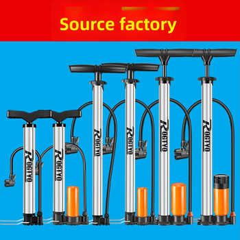 Ръчна инфлационна помпа от неръждаема стомана за велосипеди и електрически мотоциклети, преносима за баскетбол и плувни рингове