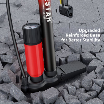 Високонапорна ръчна помпа за велосипеди, мотори и електрически превозни средства — бързо надуване, универсална, за домашна употреба