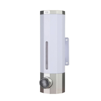 Dispenzer za sapun - ručno pritiskanje, zidni, ABS materijal, 200 g, sprej premaz, moderni minimalistički stil