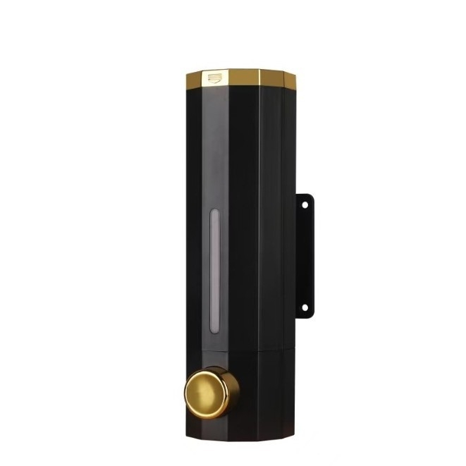 Dispenzer za sapun - ručno pritiskanje, zidni, ABS materijal, 200 g, sprej premaz, moderni minimalistički stil