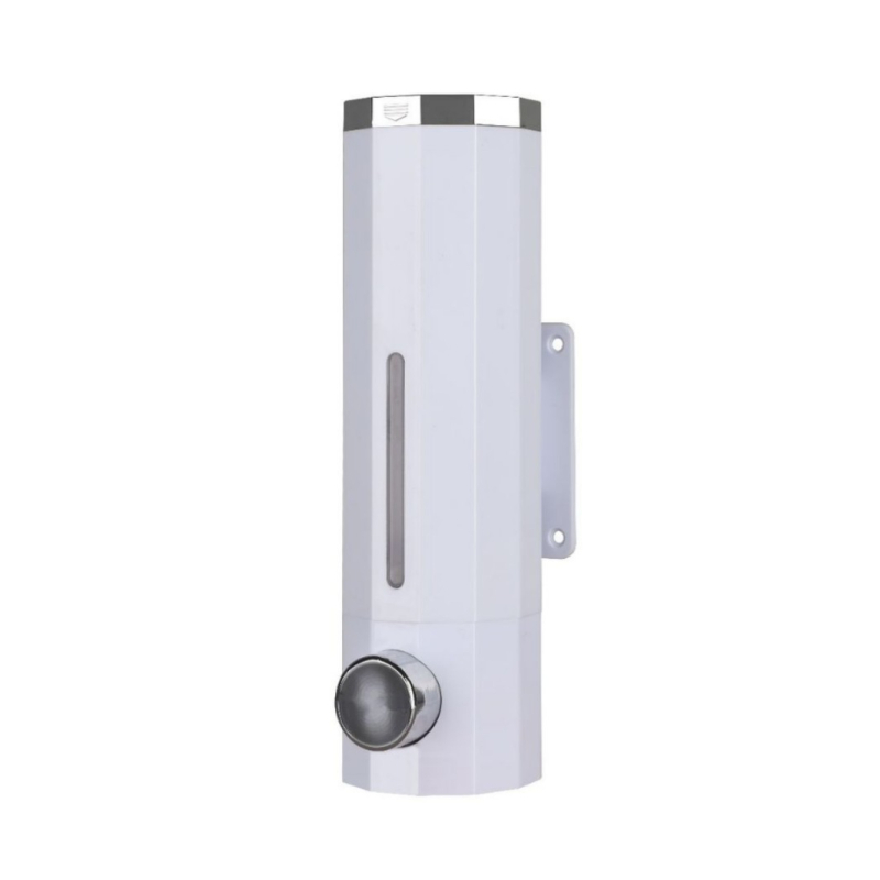 Dispenzer za sapun - ručno pritiskanje, zidni, ABS materijal, 200 g, sprej premaz, moderni minimalistički stil