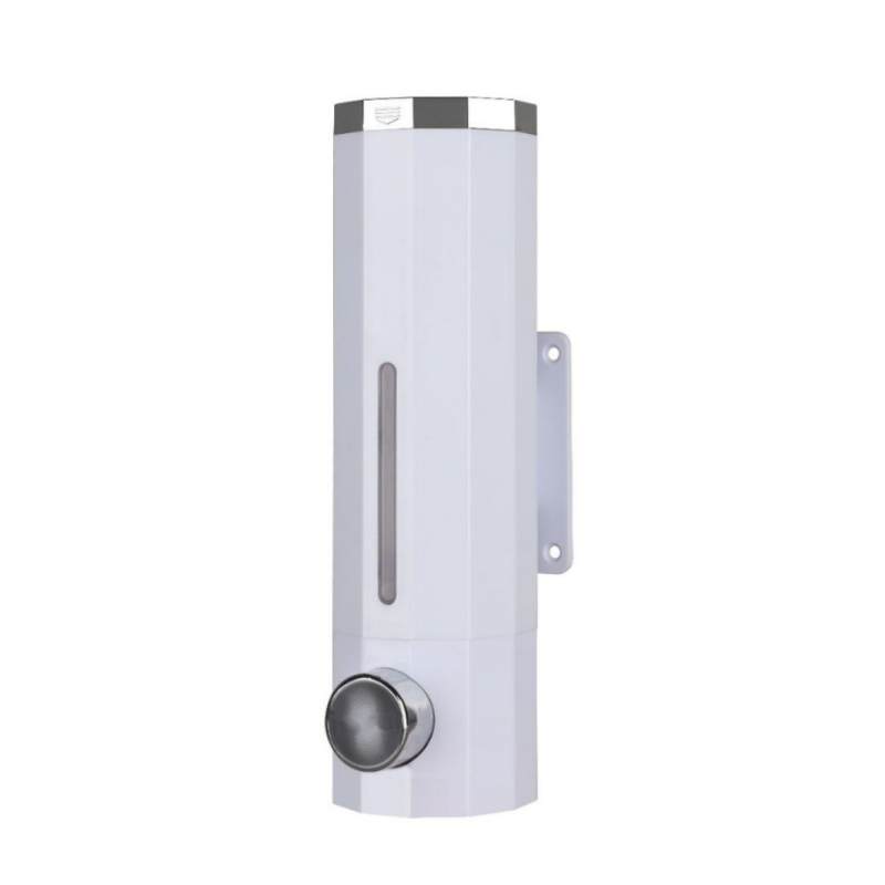 Dispenzer za sapun - ručno pritiskanje, zidni, ABS materijal, 200 g, sprej premaz, moderni minimalistički stil
