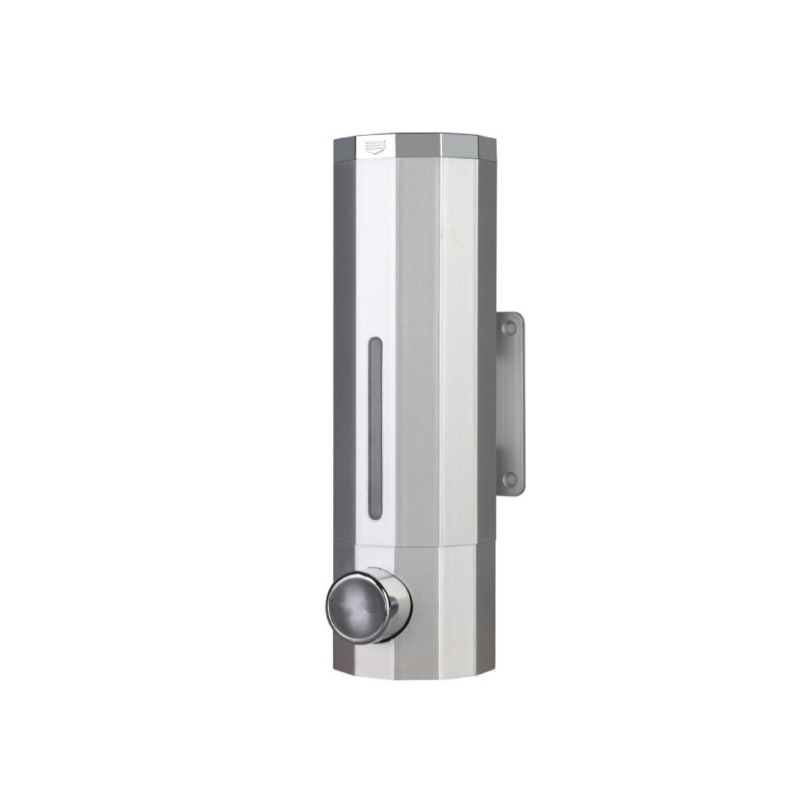Dispenzer za sapun - ručno pritiskanje, zidni, ABS materijal, 200 g, sprej premaz, moderni minimalistički stil