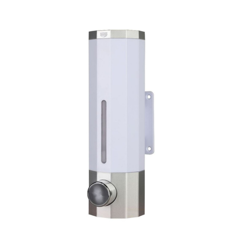 Dispenzer za sapun - ručno pritiskanje, zidni, ABS materijal, 200 g, sprej premaz, moderni minimalistički stil