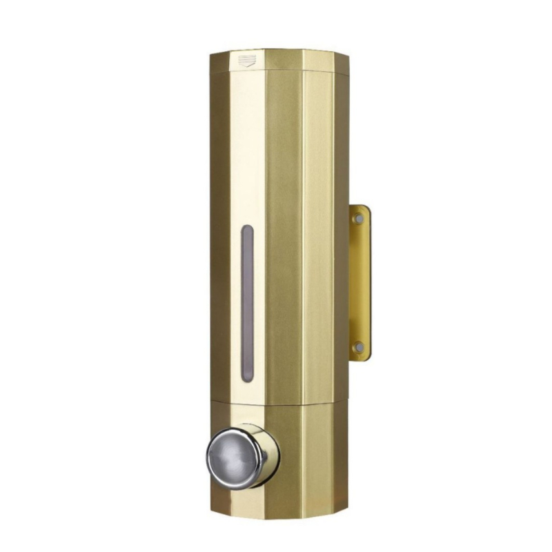 Dispenzer za sapun - ručno pritiskanje, zidni, ABS materijal, 200 g, sprej premaz, moderni minimalistički stil
