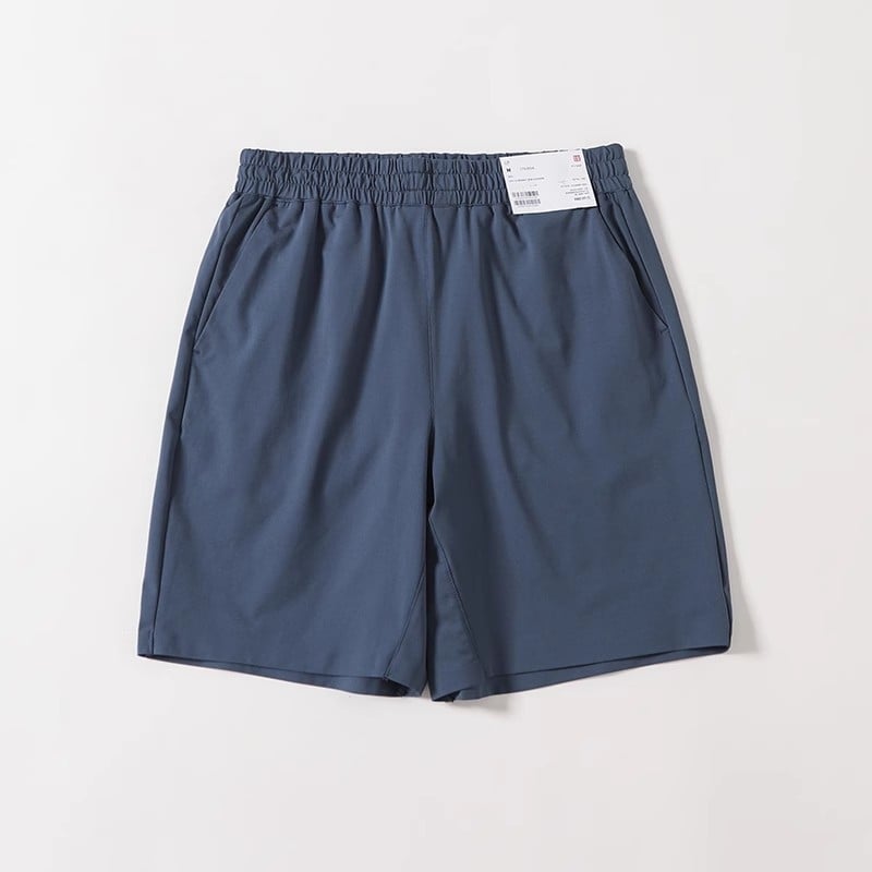 Мъжки спортни къси панталони - отвежда влагата, бързосъхнещи, еластична талия; Материя: полиестер; смеси от синтетични влакна; Дължина: къси; Кройка: права; Сезон: лято