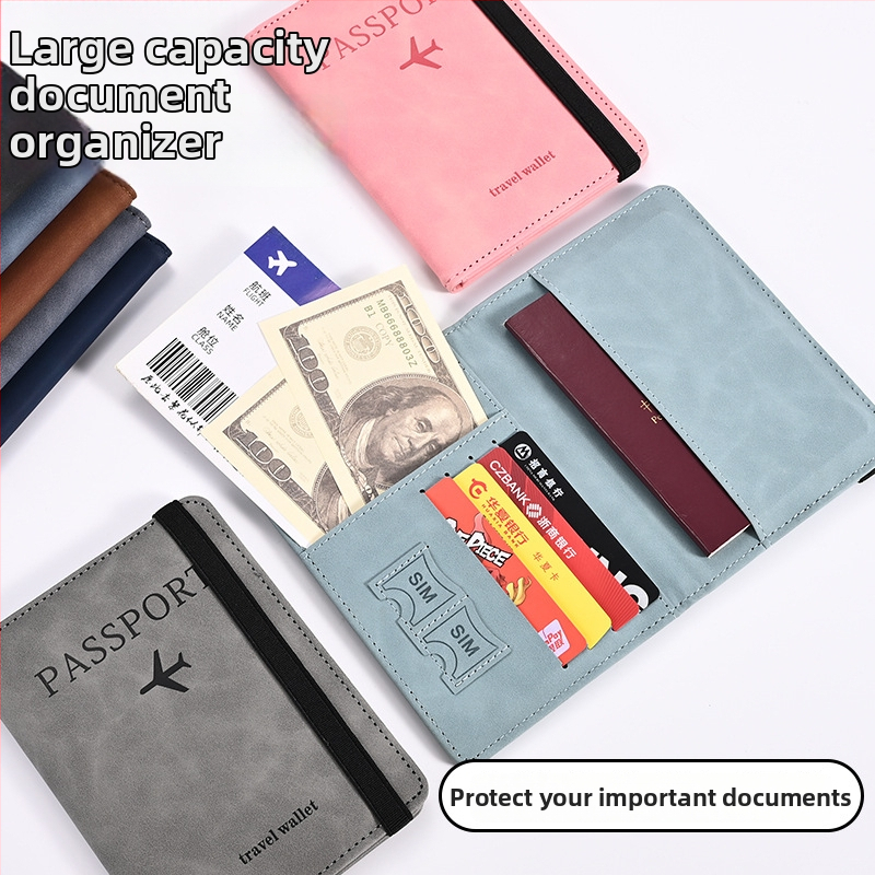 Držač putovnice PU – jednobojni uzorak, PU podstava, prozračan, vodootporan, izuzetno lagan; putnički stil