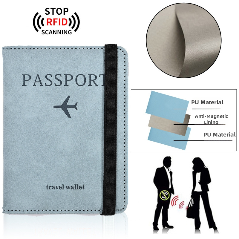 Držač putovnice PU – jednobojni uzorak, PU podstava, prozračan, vodootporan, izuzetno lagan; putnički stil