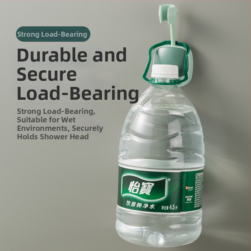 Suport reglabil pentru capul de duș, fără găuri, fixare cu adeziv, din plastic, accesorii pentru baie