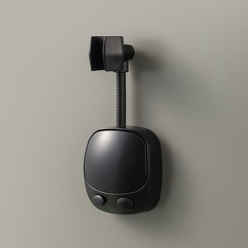 Suport reglabil pentru capul de duș, fără găuri, fixare cu adeziv, din plastic, accesorii pentru baie