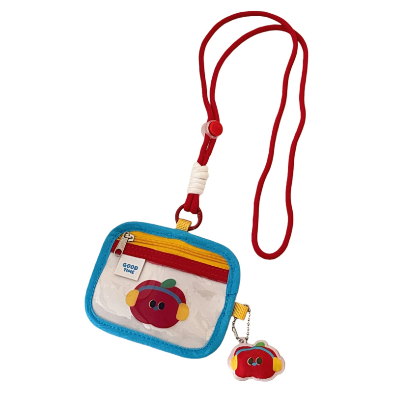 Tengyi Premium ID kartica s lancem, dizajn životinja, poliester, unisex, otporan na rezanje, pohrana kartica