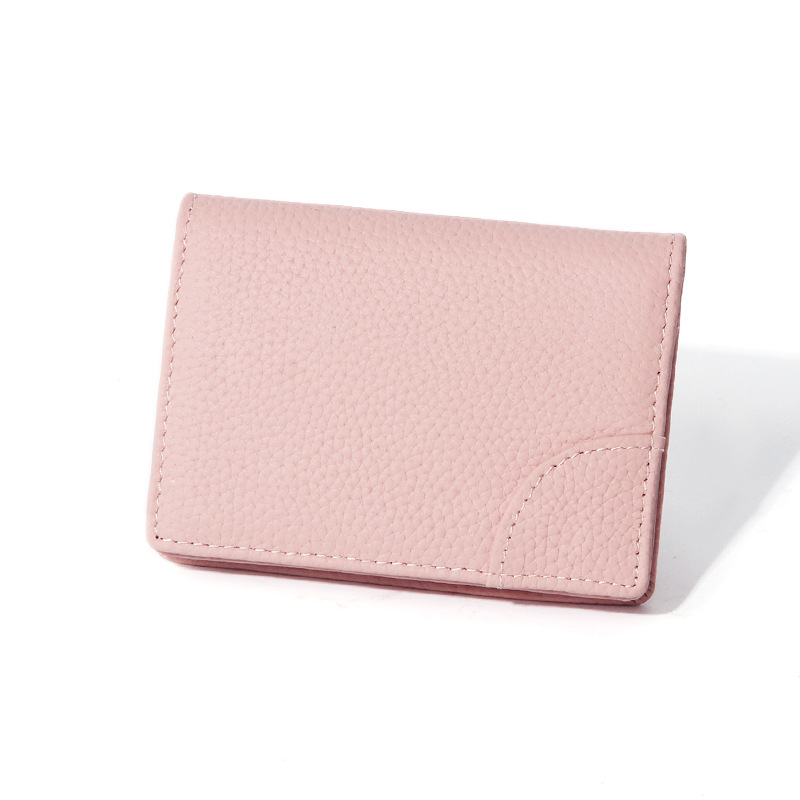 Novčanik za kartice od prave kože, prva sloj teleće kože, gradski minimalistički stil, unisex, velika kapaciteta više kartica