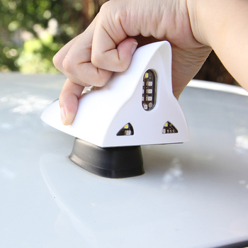 Autórádió antenna napelemes, ragasztóval történő telepítés, általános kompatibilitás, üreges kialakítás