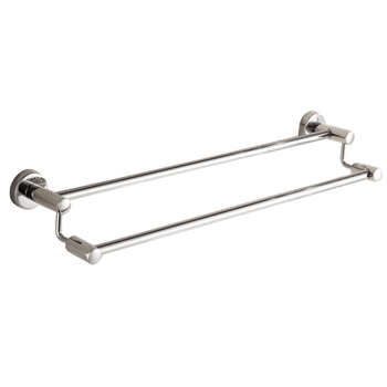 Стойка за кърпи от 304 неръждаема стомана, модерен стил, носеща до 20 кг, с единичен и двоен прът, монтаж без пробиване