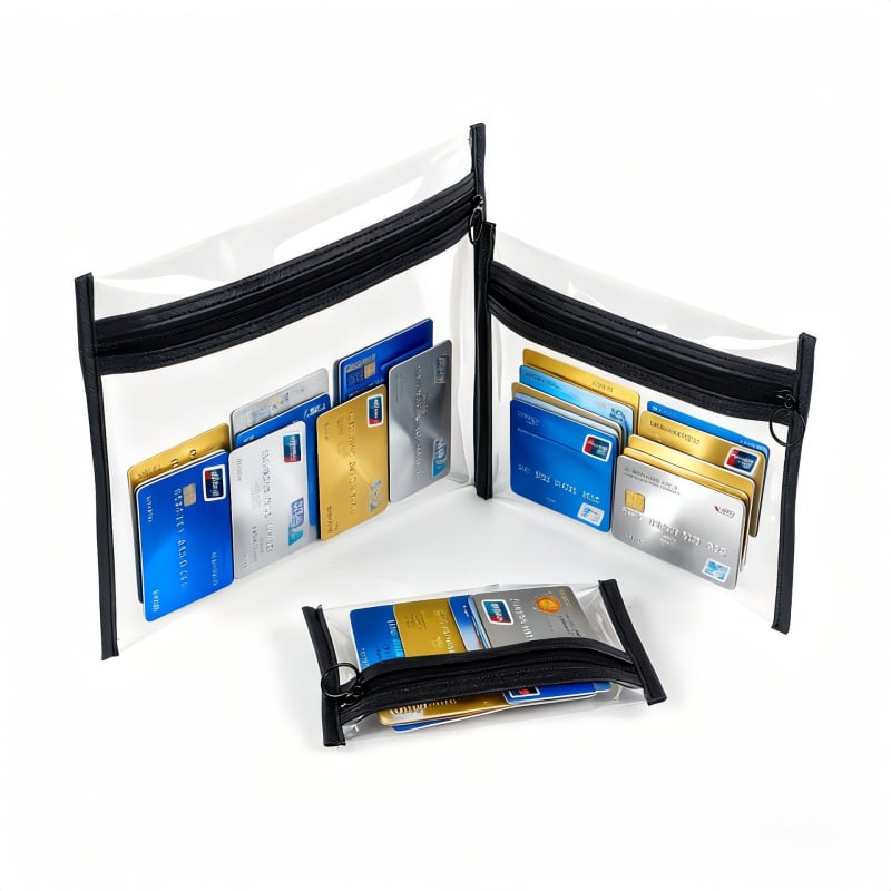 TPU držač za putovnicu i dokumente – kubični vodootporni džep za kartice, putovanja, višenamjenski