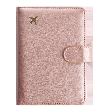 PU bőr útlevél tok, RFID védelem, uniszex, városi minimalist stílus