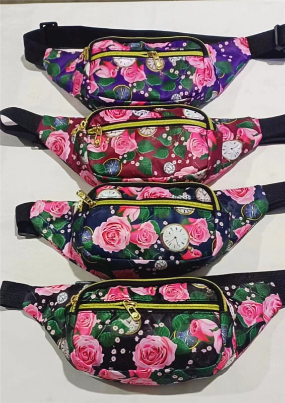 Vyrų pečių diržo krepšys – drobė, gėlių raštas, poliesterio ėdimas, 2025 m. pavasaris