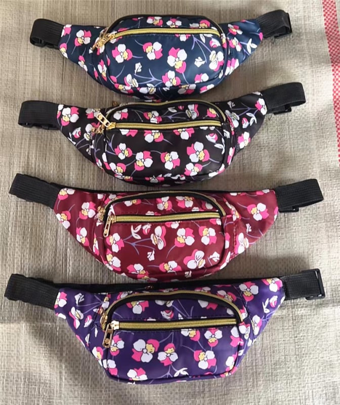 Vyrų pečių diržo krepšys – drobė, gėlių raštas, poliesterio ėdimas, 2025 m. pavasaris