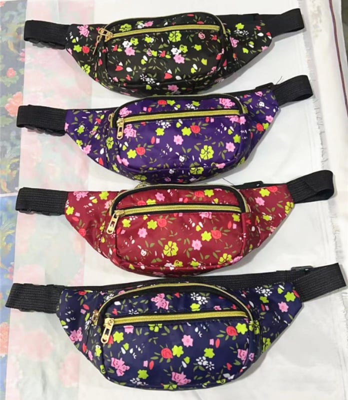 Vyrų pečių diržo krepšys – drobė, gėlių raštas, poliesterio ėdimas, 2025 m. pavasaris