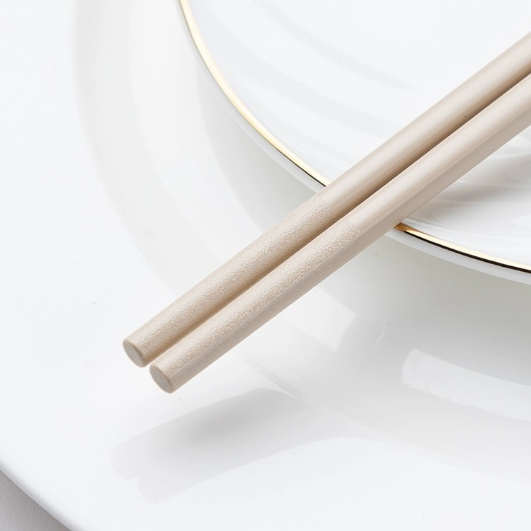 Сплавни палочки за хранене, прост стил, подаръчна кутия, 10 двойки, устойчиви на високи температури, против плесени, неплъзгащи се