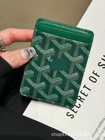 Magnetski držač kartica, ultra-tanka PU kožna futrola, geometrijski uzorak, unisex, proljeće 2025