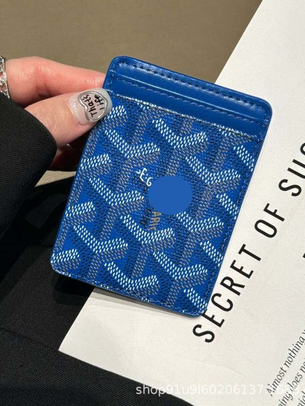 Magnetski držač kartica, ultra-tanka PU kožna futrola, geometrijski uzorak, unisex, proljeće 2025